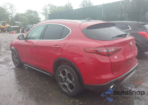 2018 Alfa Romeo Stelvio Awd z USA, uszkodzony, nr VIN ZASFAKAN6J7B69811